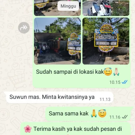 Pengiriman Papan Bunga Duka Bayem Kasembon