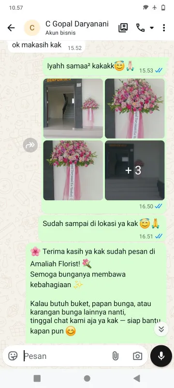 Pengiriman Karangan Bunga Bayem Kasembon