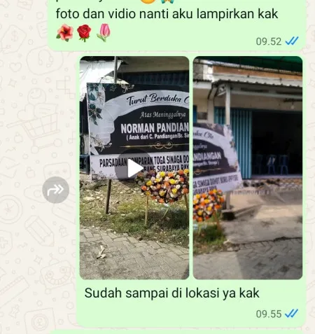 Pengiriman Karangan Bunga Bayem Kasembon